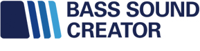 Bass sound creator logo graphic